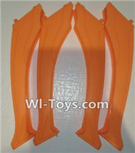 Lead Honor LH-X14 X14C X14DV X14WF Parts-18 Landing skid,Tripod(4pcs)-Orange,Lead Honor LH-X14 X14C X14DV X14WF RC Quadcopter Drone Spare Parts Accessories,LH-X14 Replacement parts